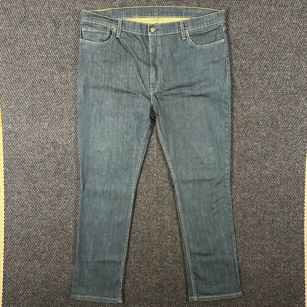 Levi's 511 Jeans Mens 40x31 Slim Fit Olive Green Stretch Denim (Tag 42x32)